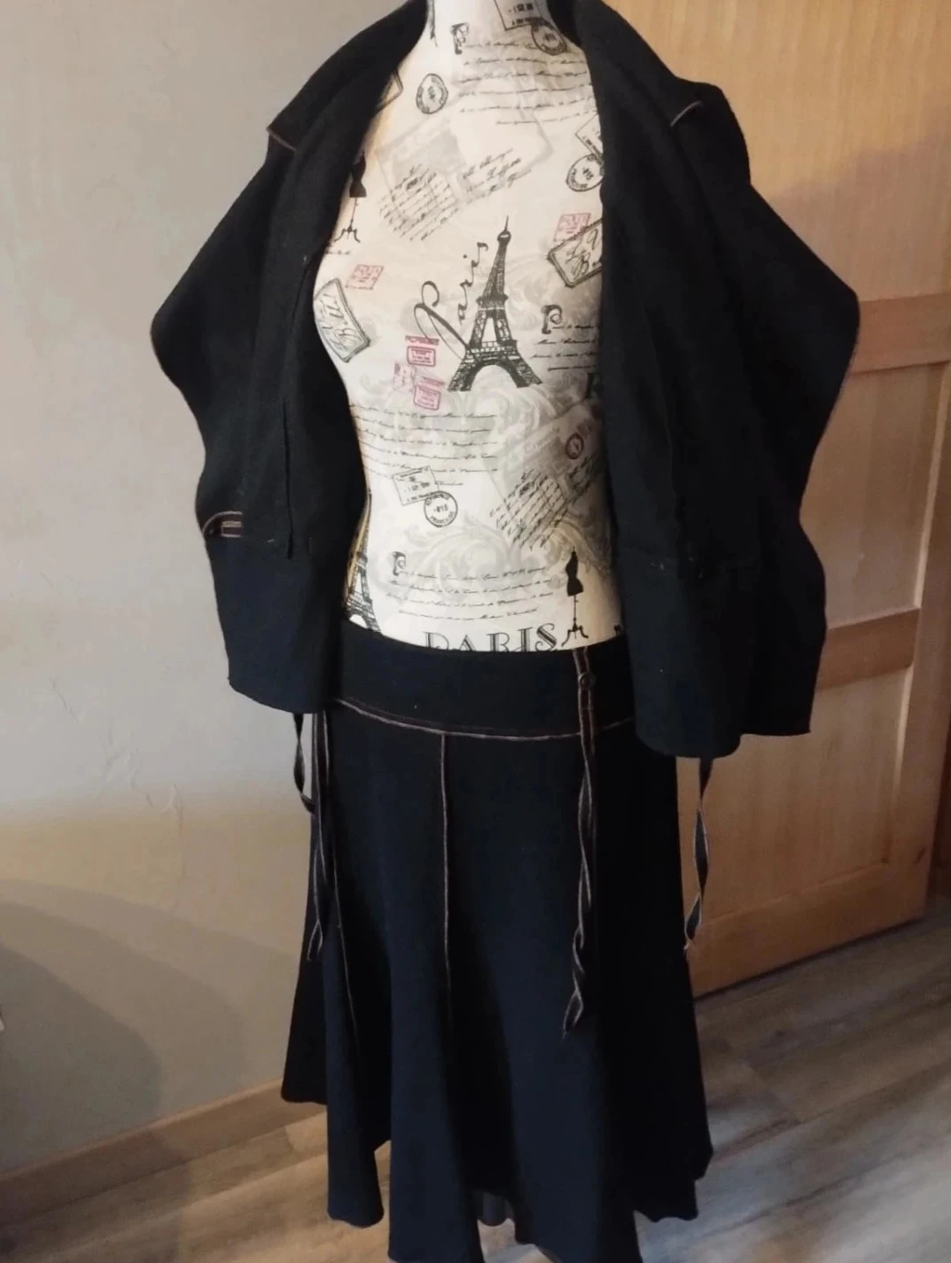 Conjunto de jaqueta+saia longa, Cinoche T44 – photo 5